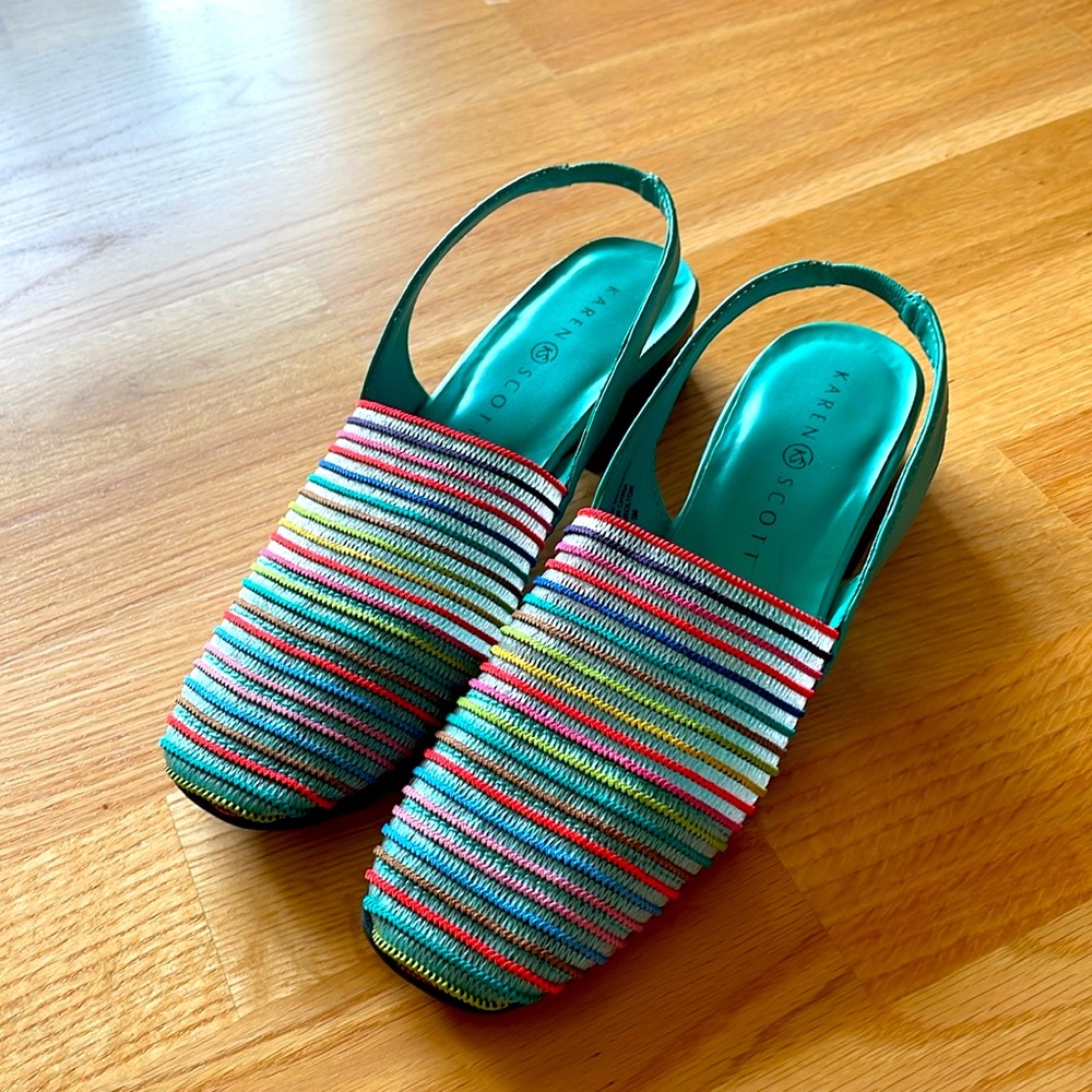 Teal Women’s Flat Sandals